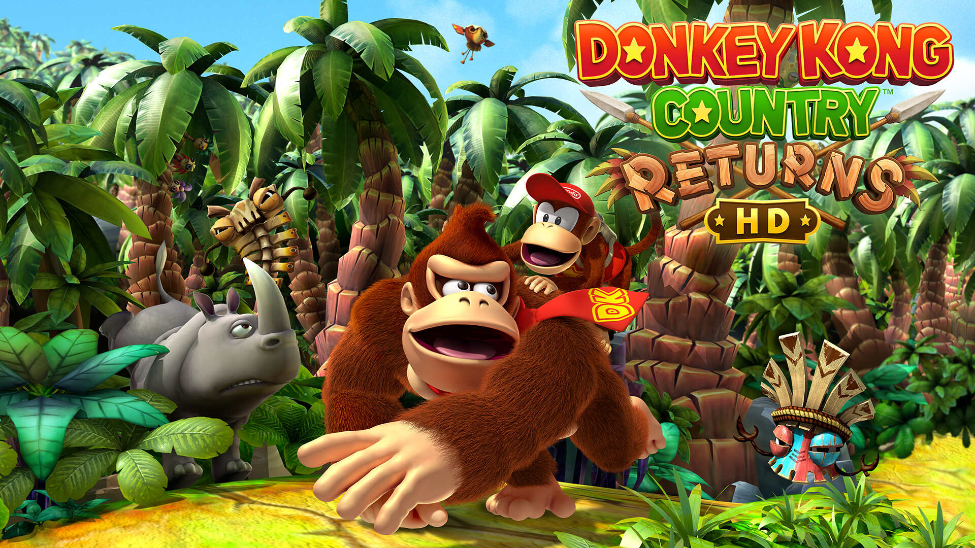Donkey Kong Country Returns HD keyart