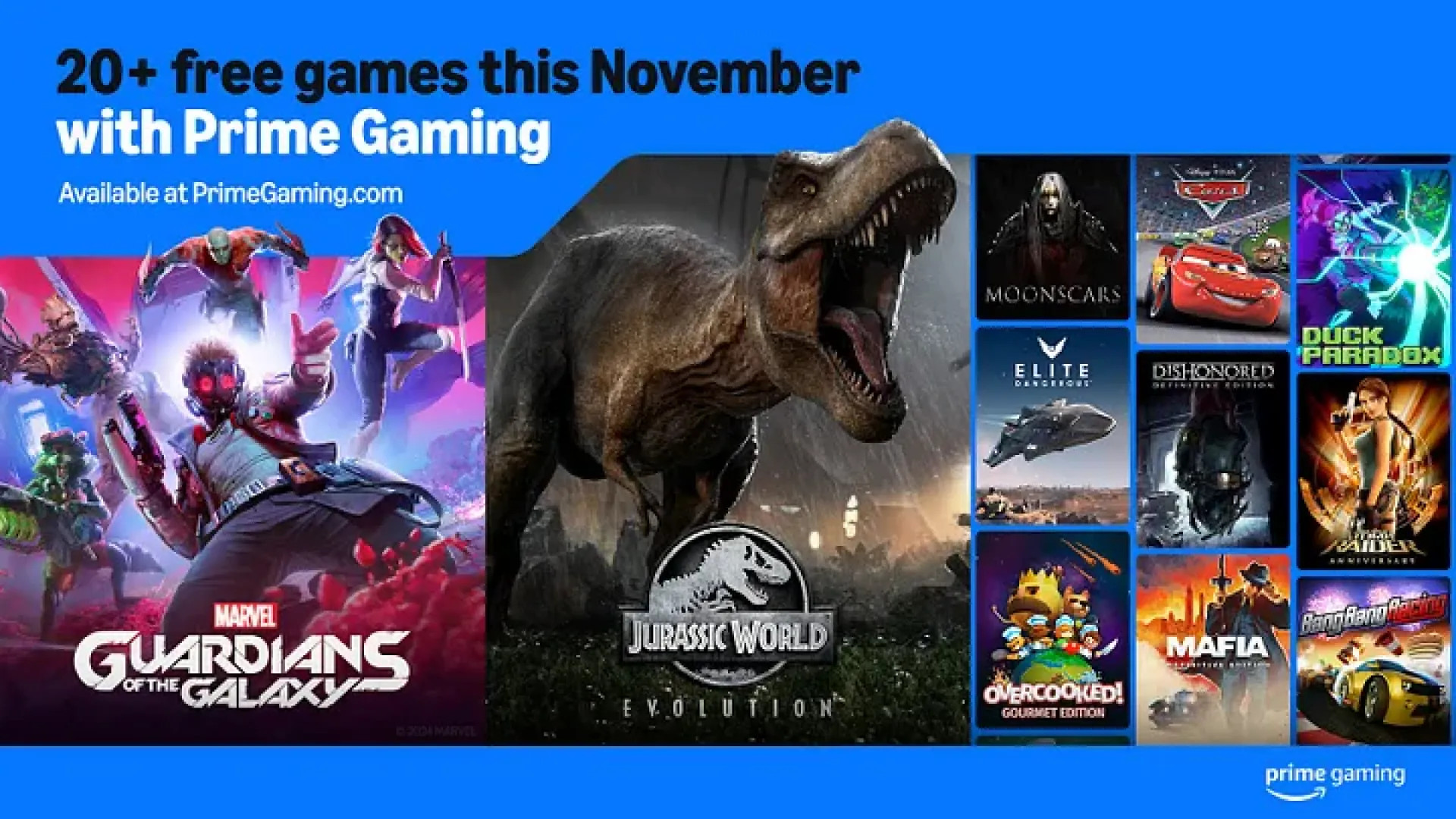 Prime Gaming Novembro 2024