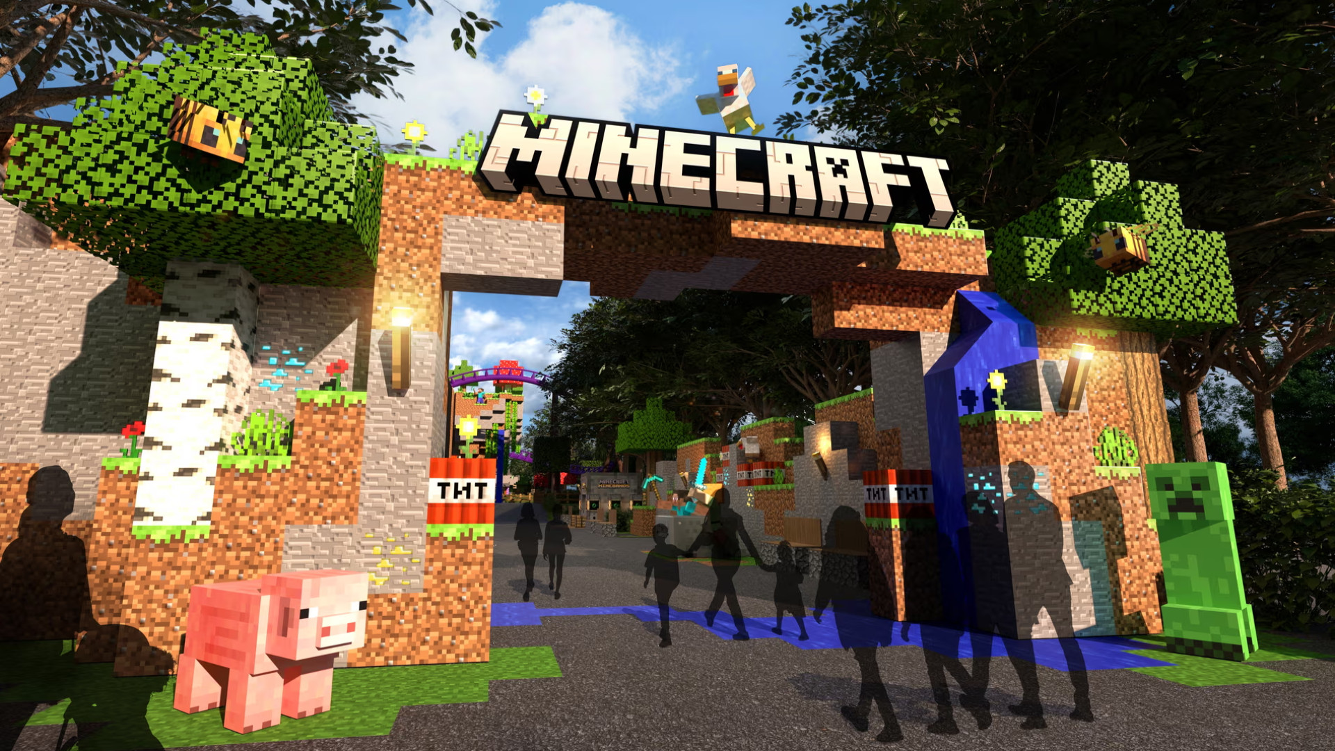 Minecraft Parque Temático