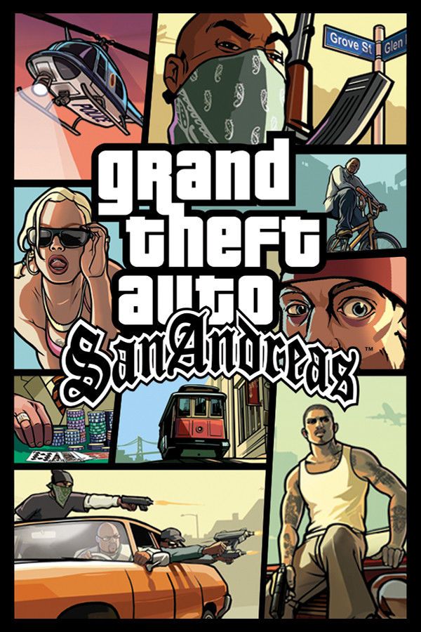 Capa do jogo - GTA San Andreas