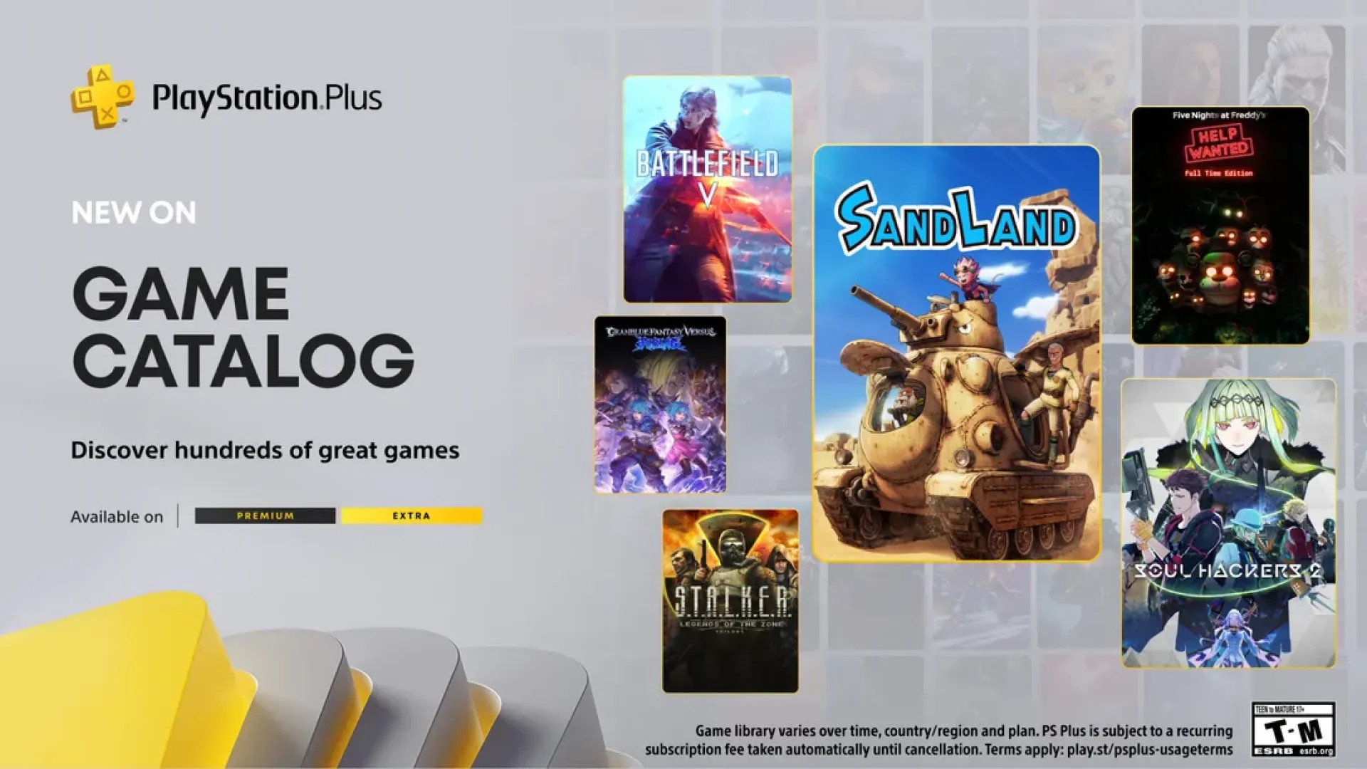 PS Plus catálogo extra premium maio
