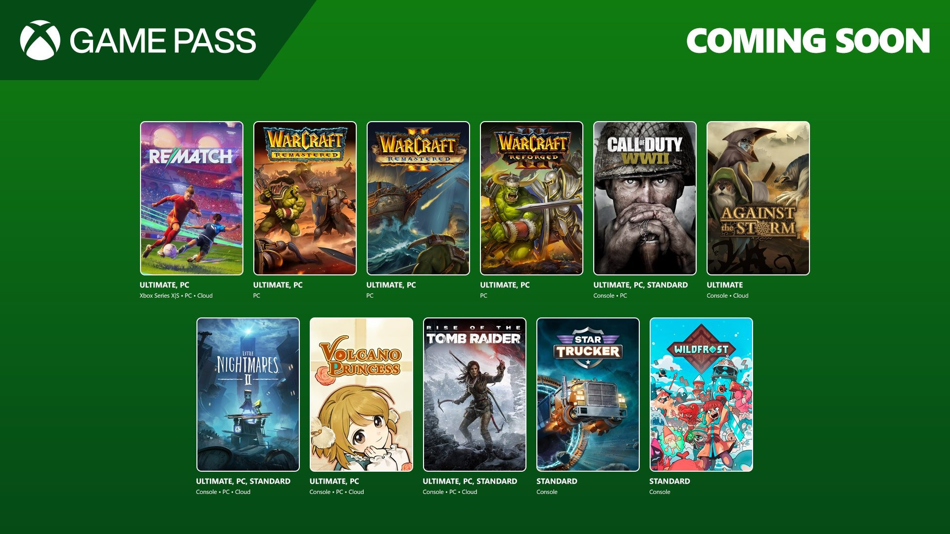 Xbox Game Pass Junho