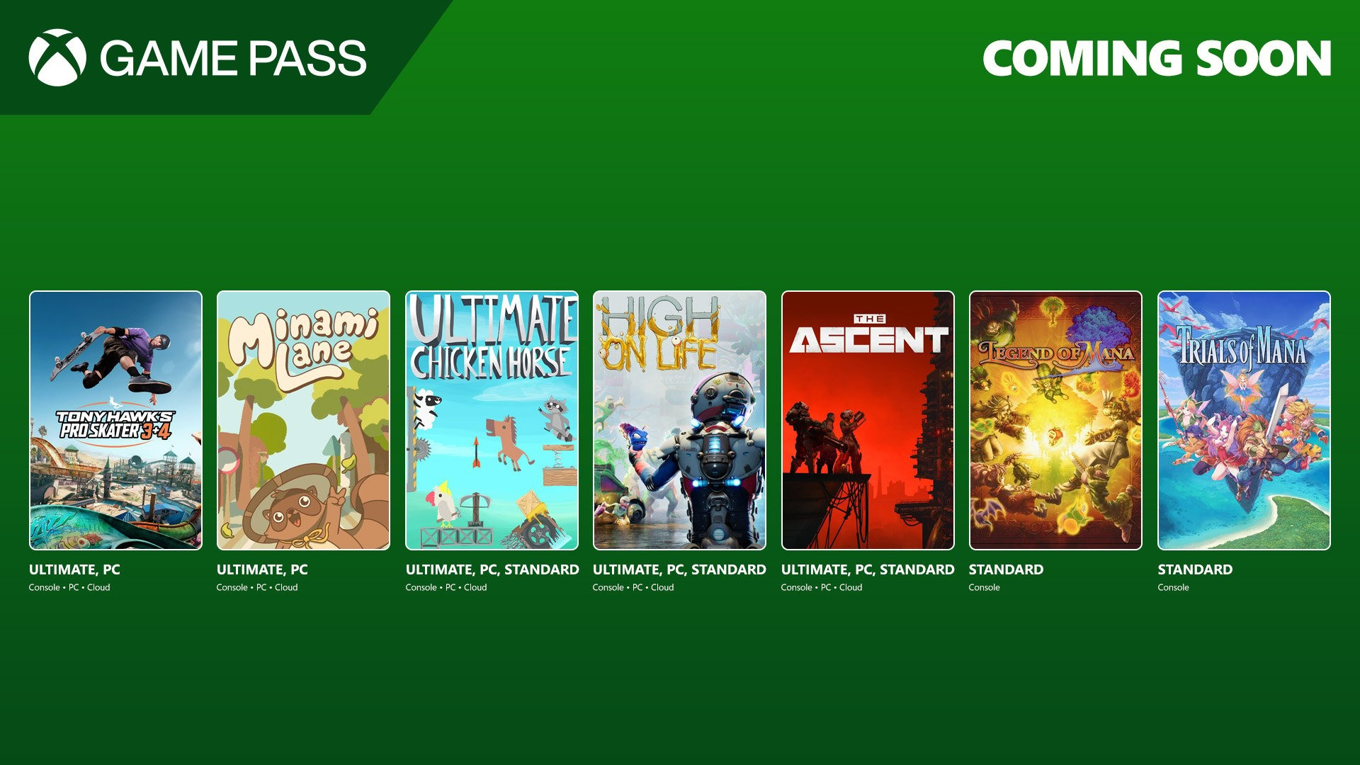 Xbox Game Pass Julho 2005