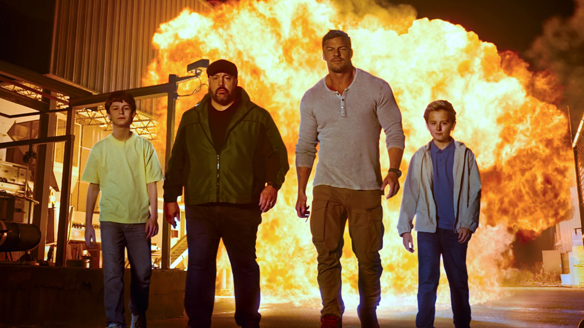 Comédia de ação Playdate com Alan Ritchson e Kevin James