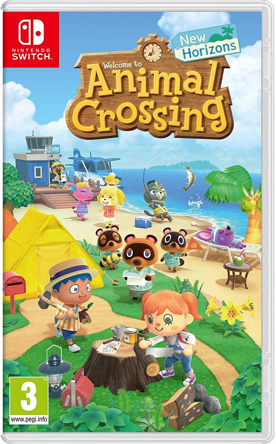 Capa do jogo - Animal Crossing: New Horizons