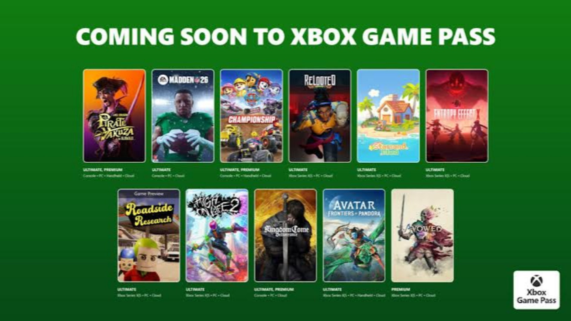 Xbox Game Pass