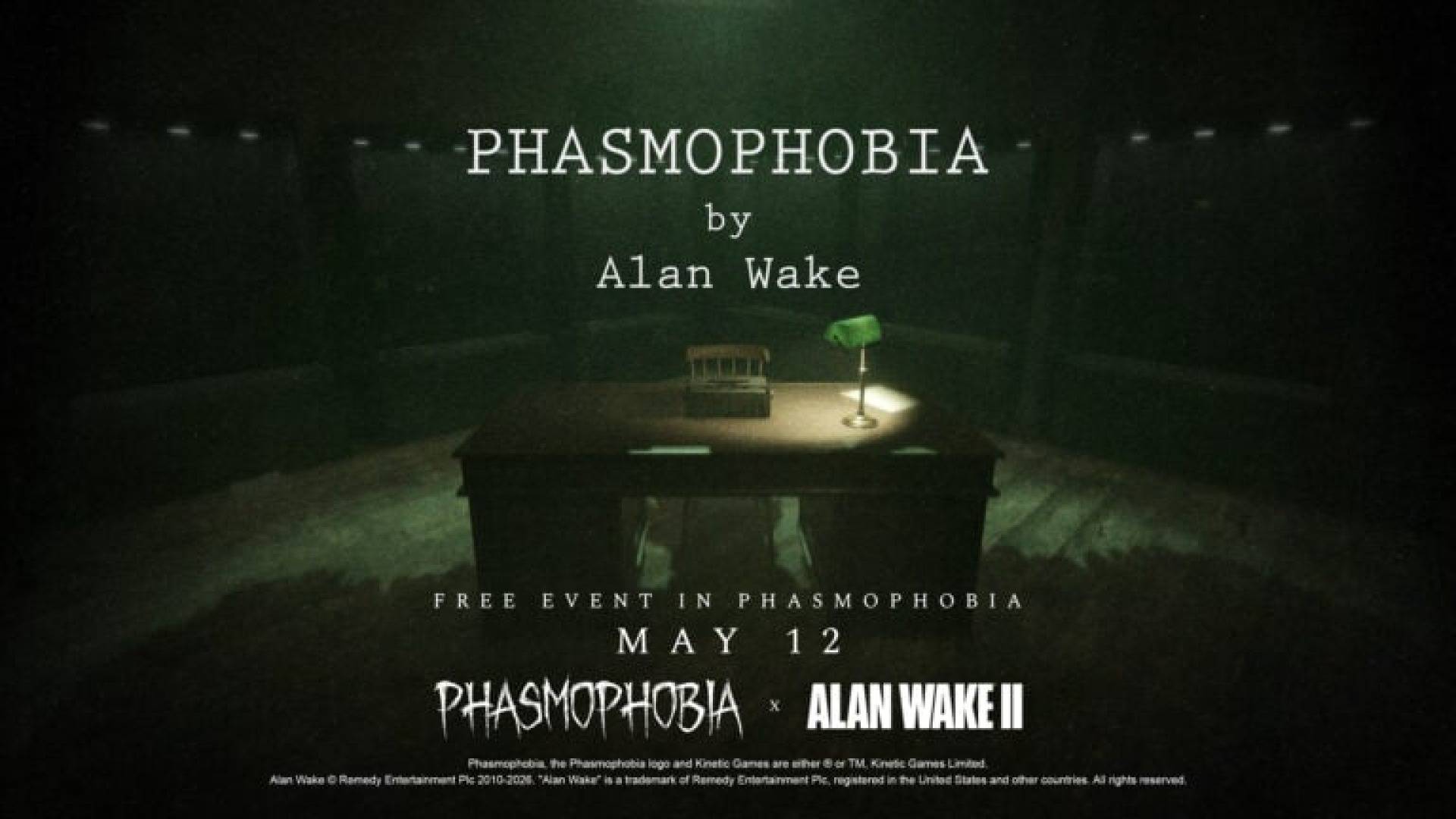Crossover de Alan Wake em Phasmophobia