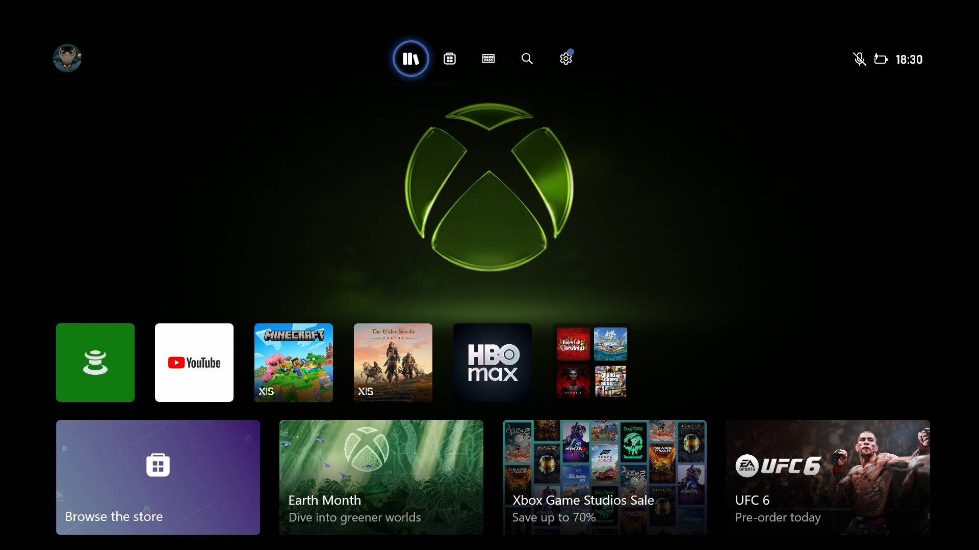 Xbox New logo Backbround