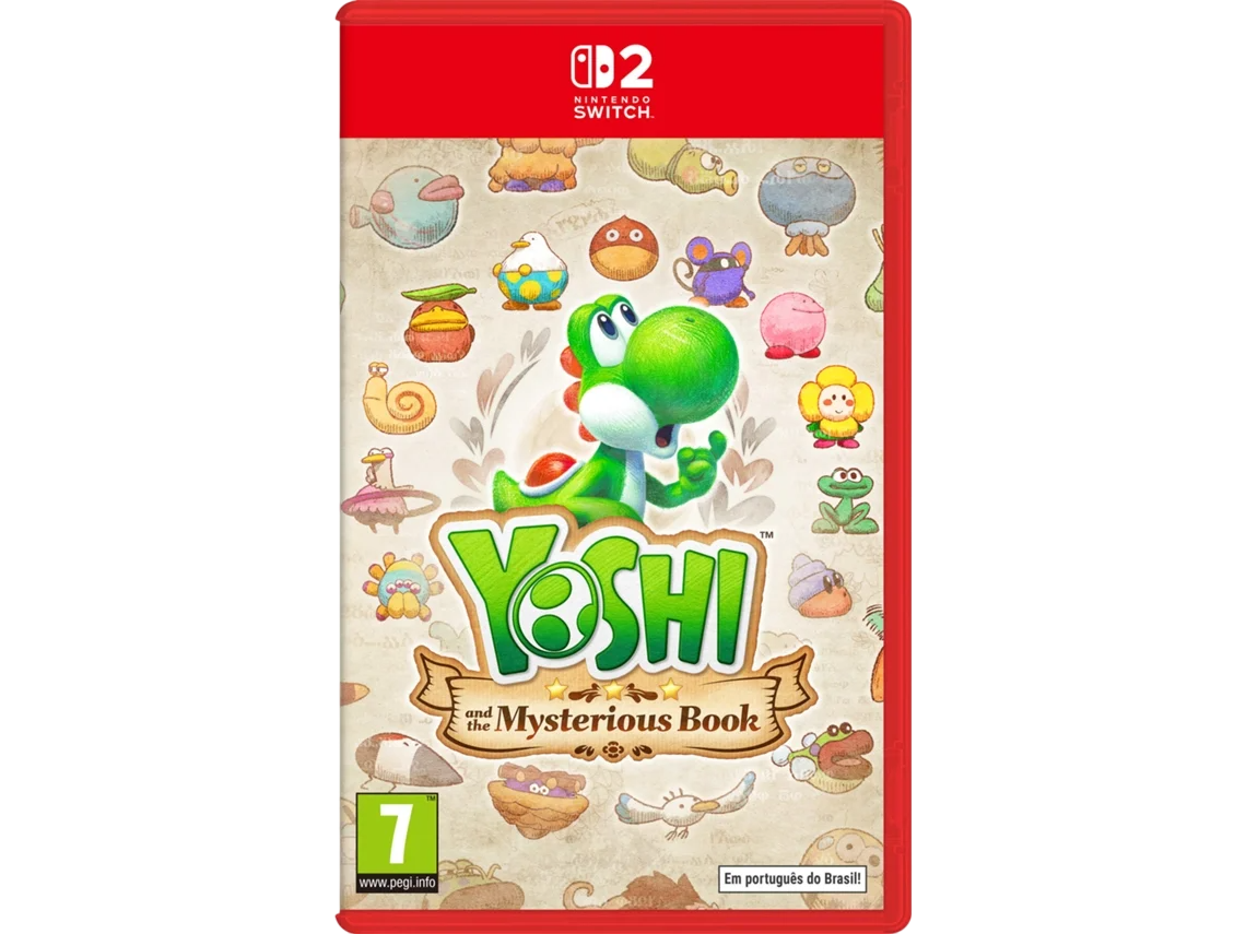 Capa do jogo - Yoshi and The Mysterious Book