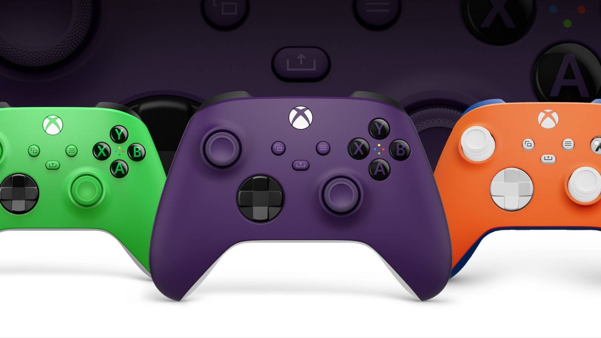 Comandos Xbox coloridos