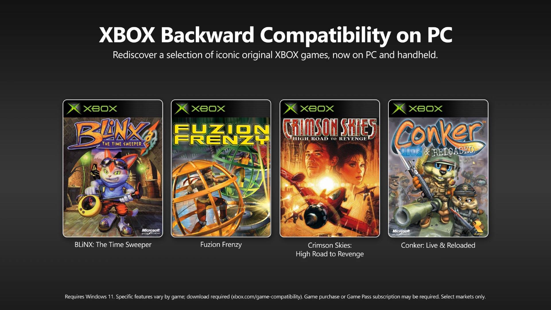 Xbox Backwards Compability PC