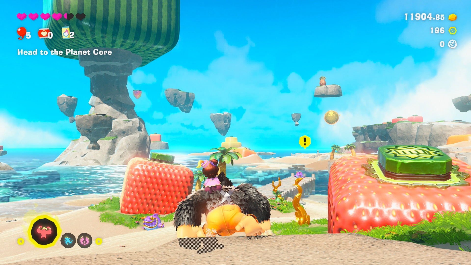 Donkey Kong Bananza 3D level