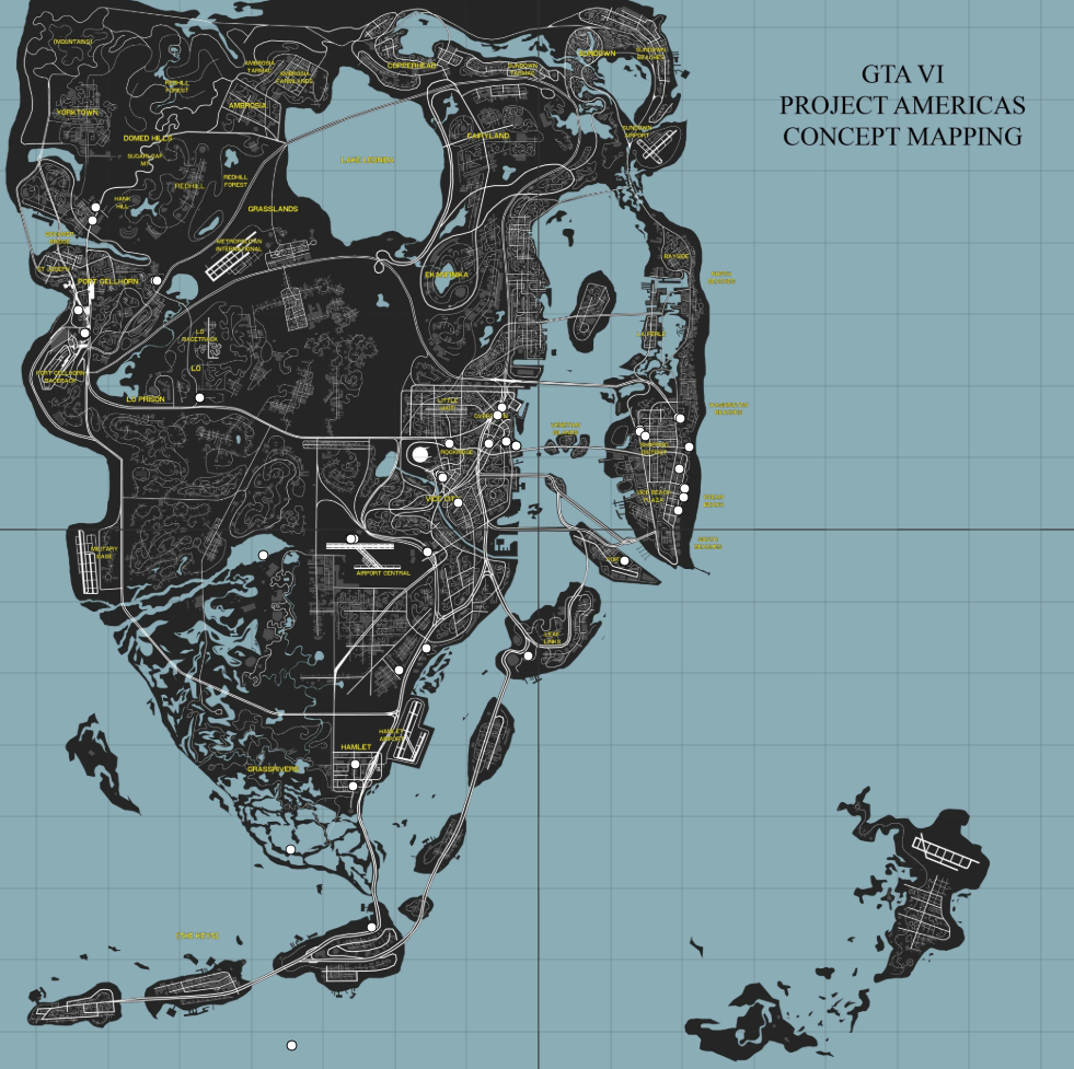 GTA VI Mapa