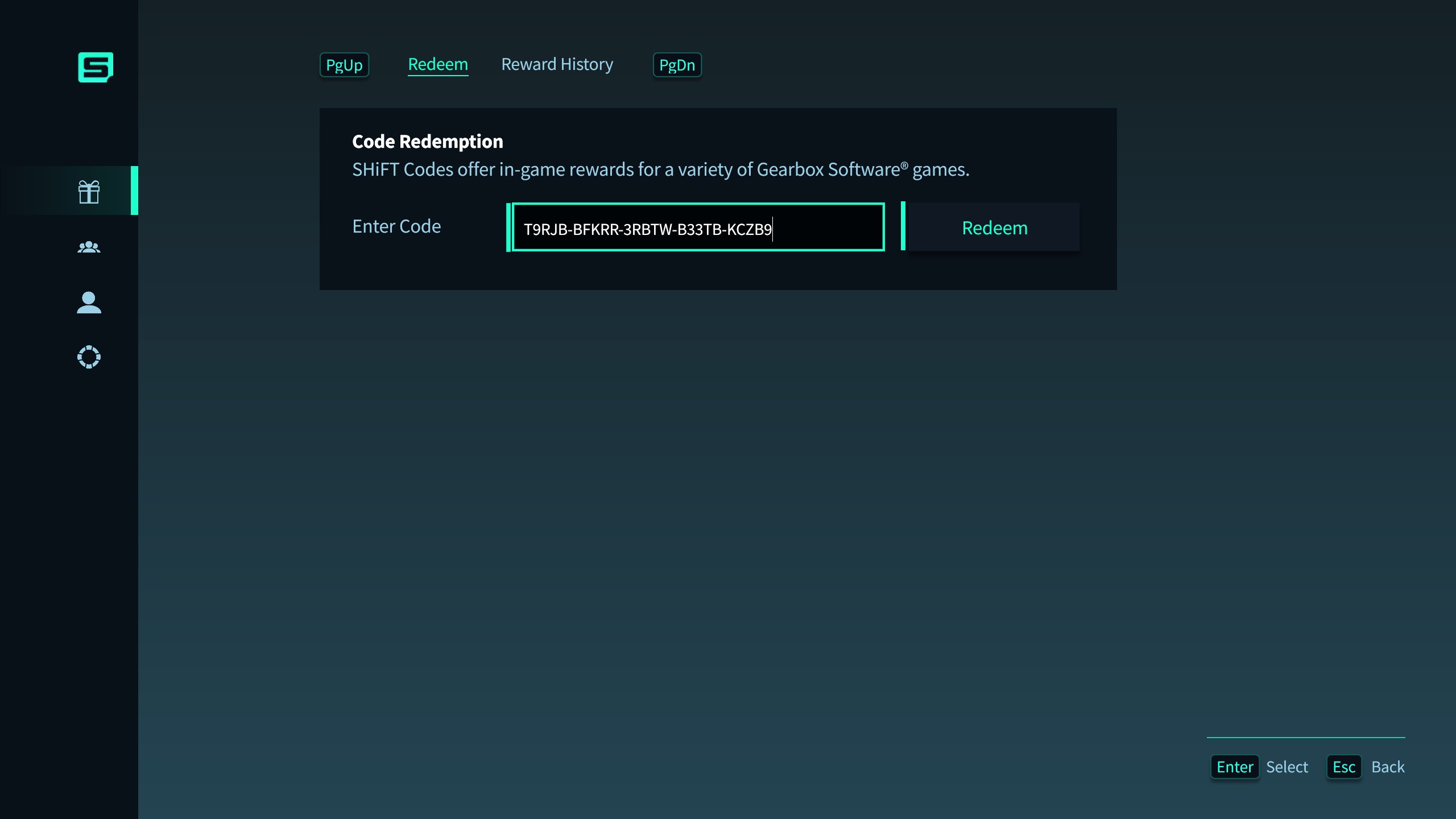 Borderlands shift code introduzir