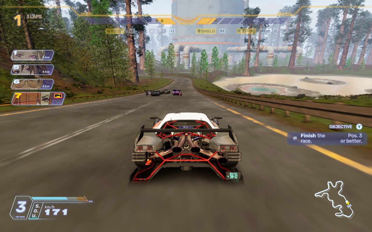 Screamer a correr numa Steam Deck