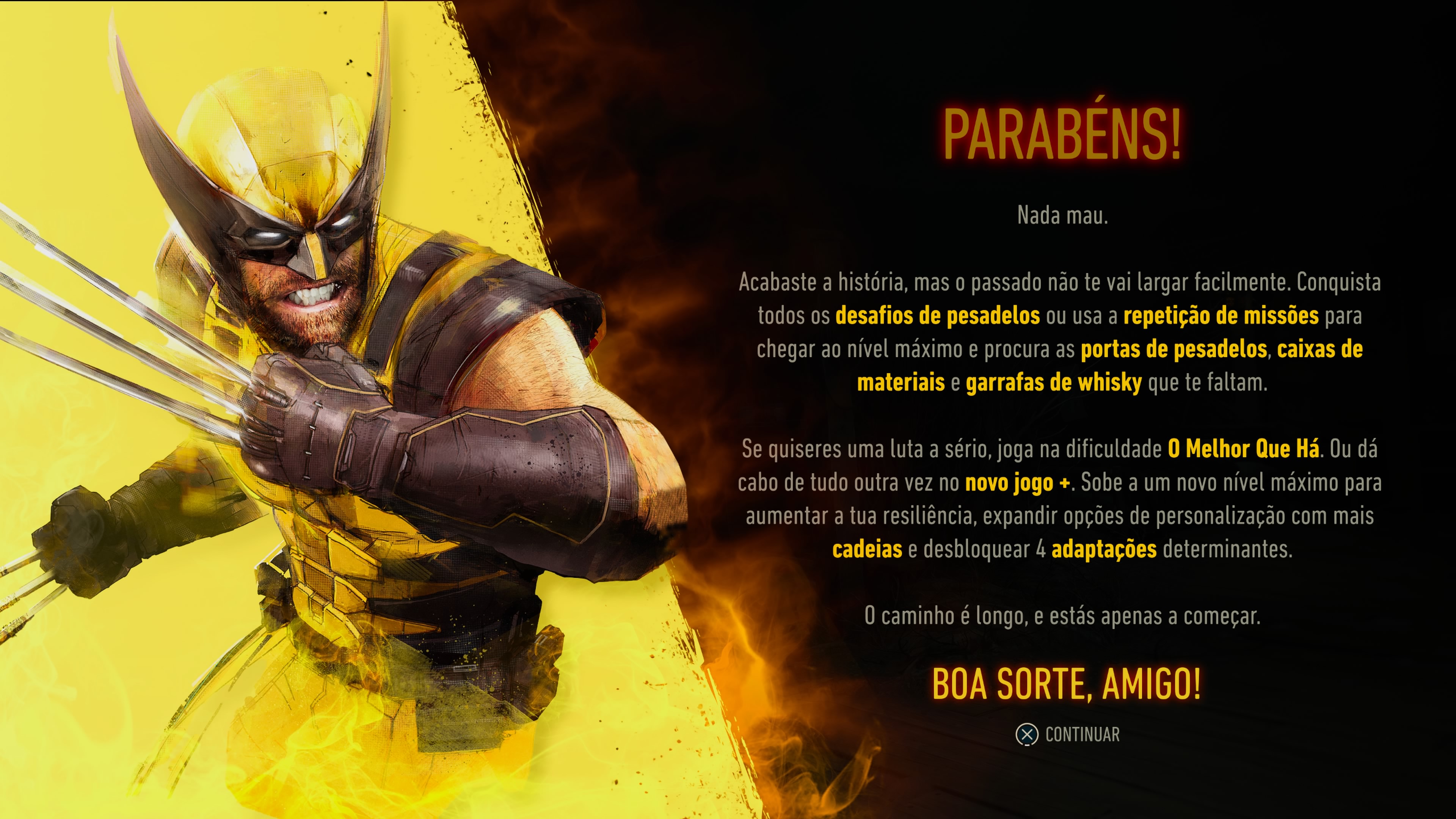 Marvel's Wolverine New Game Plus