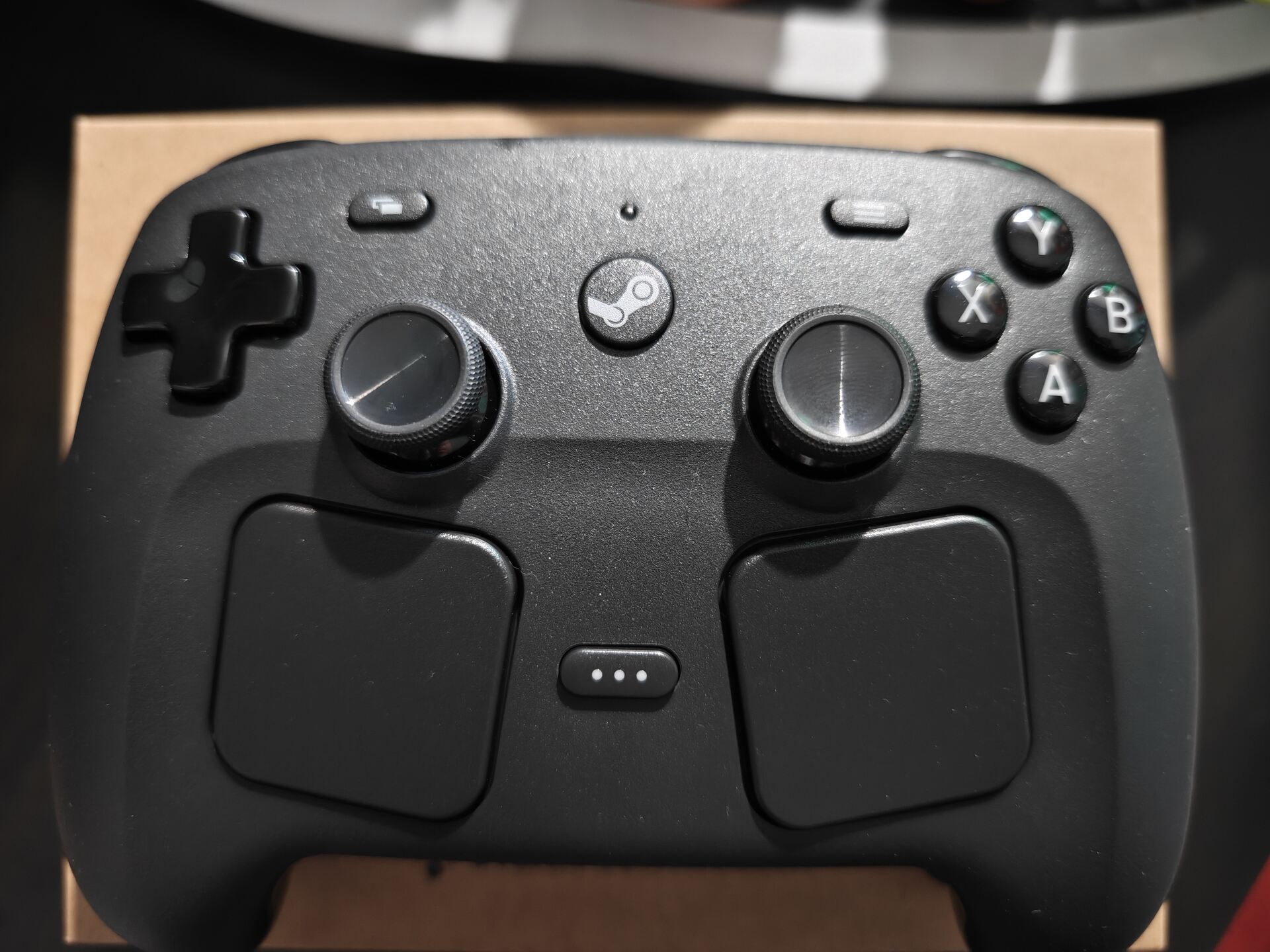 Steam Controller parte frontal