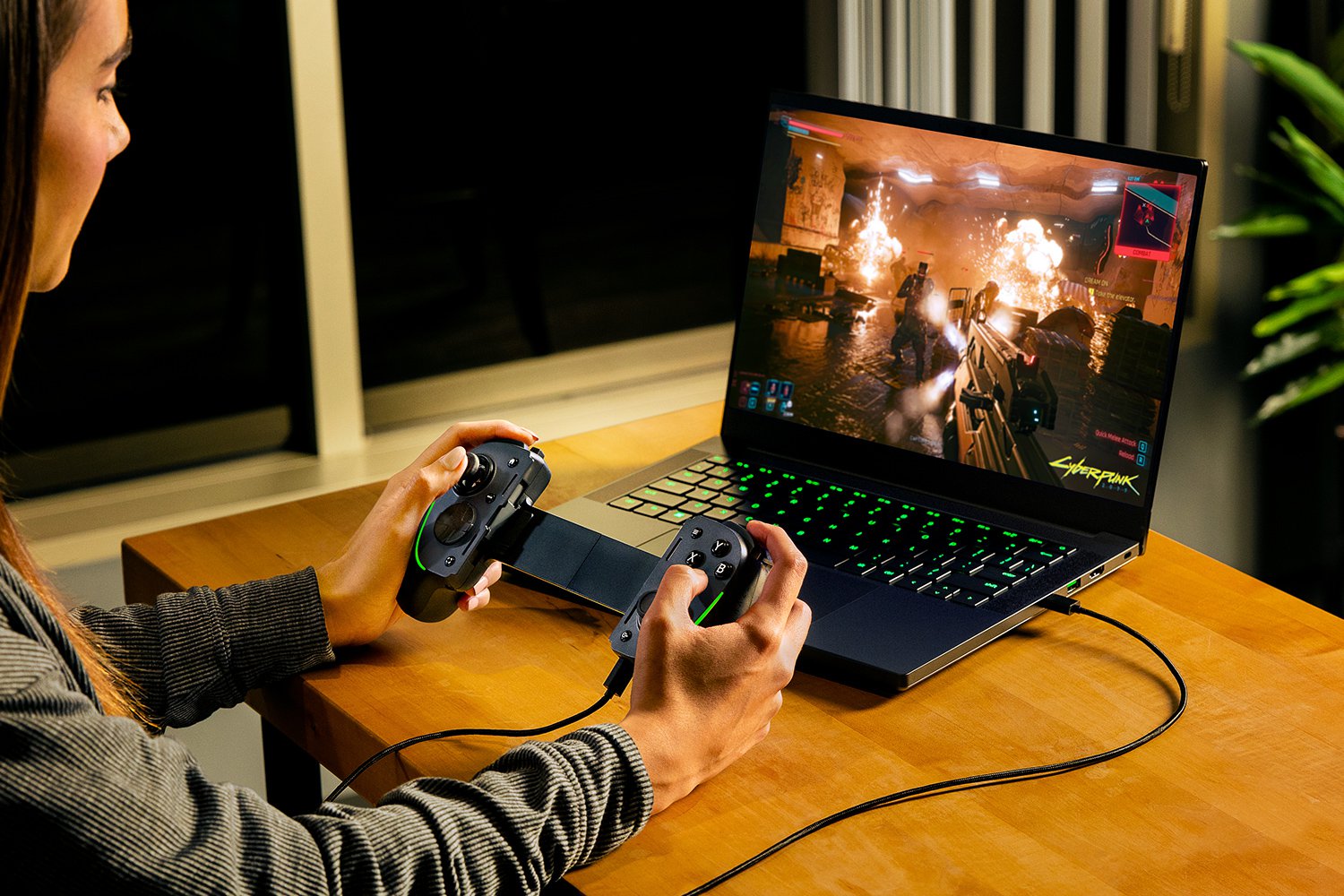 Razer Kishi Ultra ligado a PC