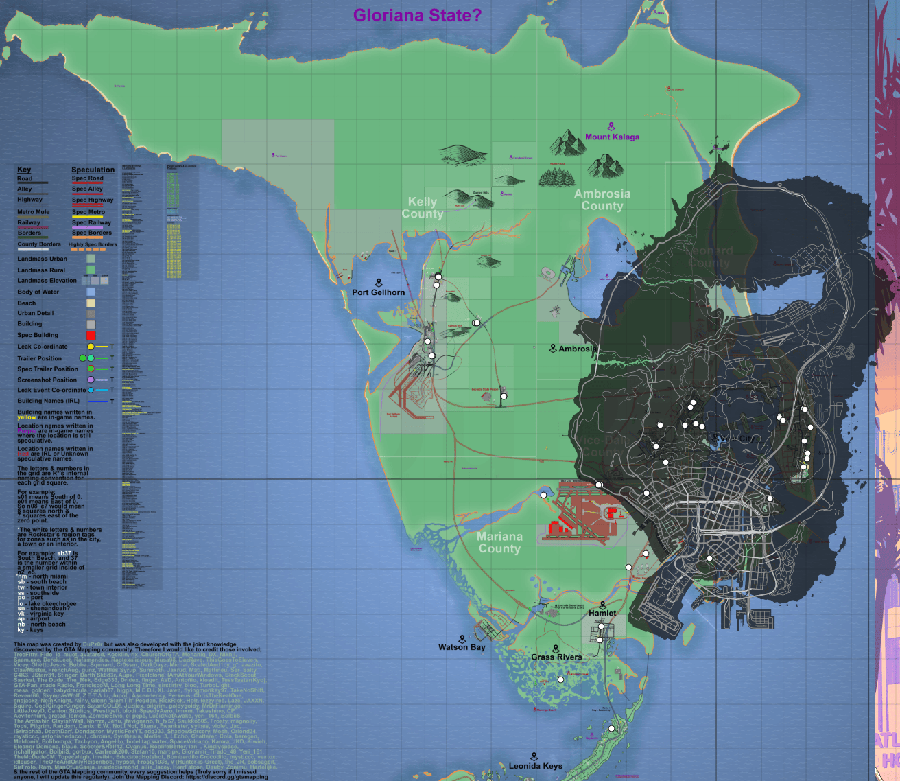 GTA VI vs GTA V mapa