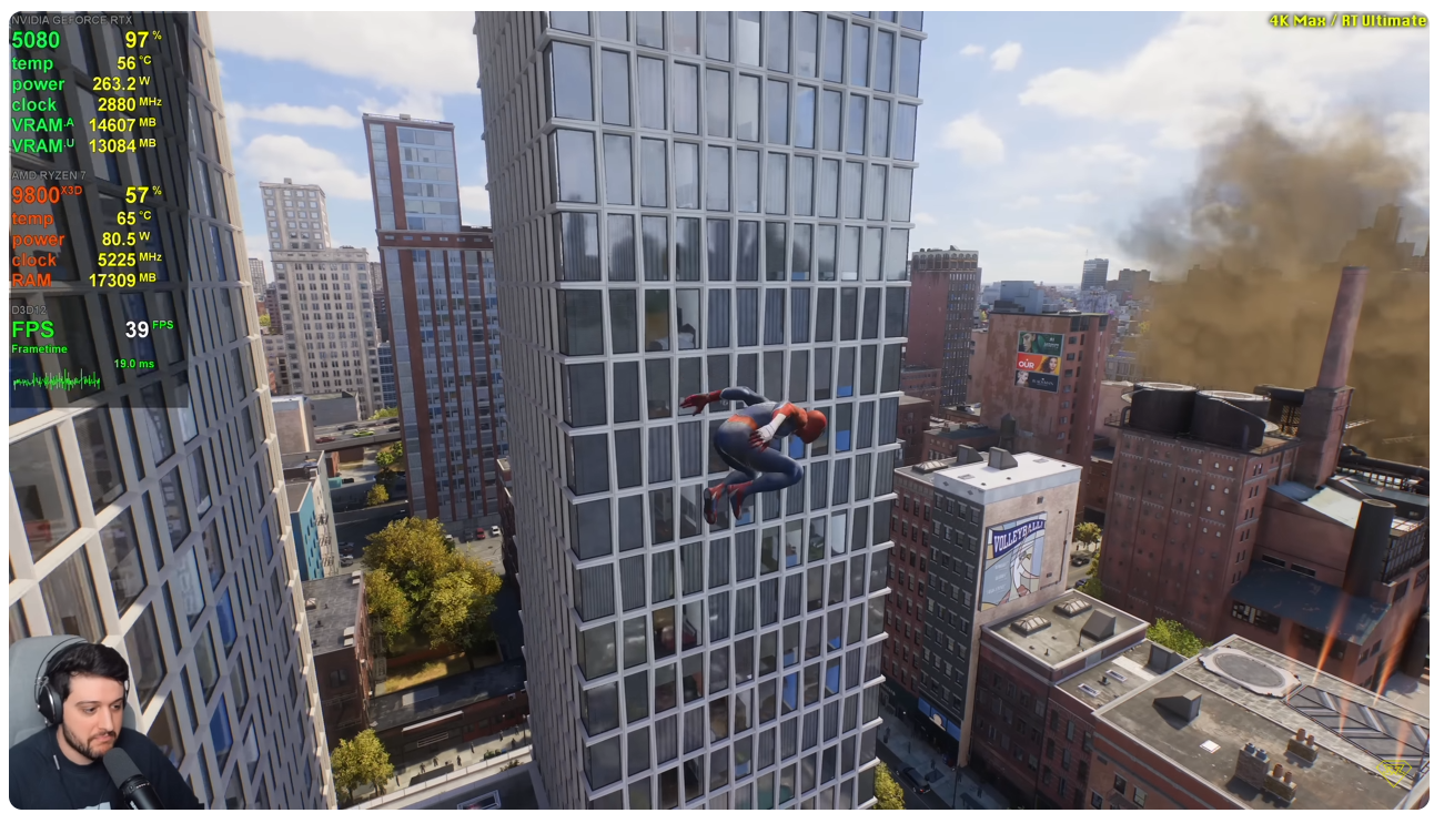 RTX 5080 Spider-Man 2