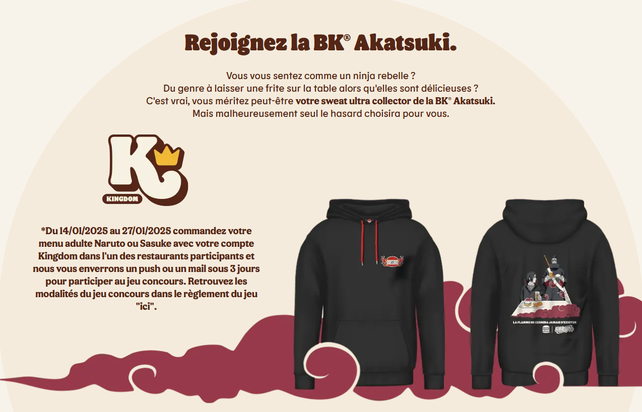 Burger King Akatsuki Hoodie