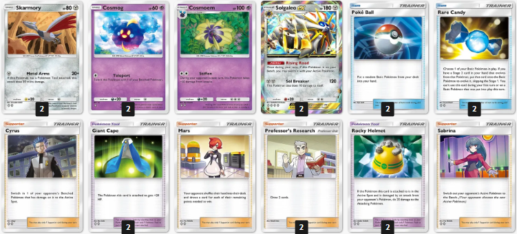 Deck Solgaleo EX 