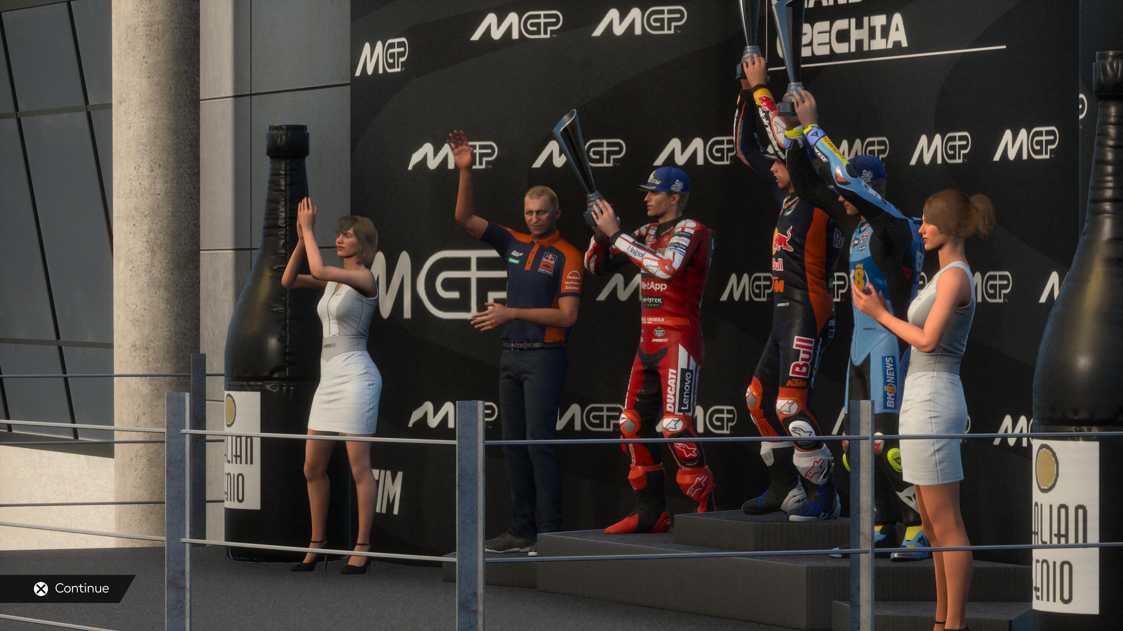 MotoGP 26 vit&oacute;ria no modo carreira