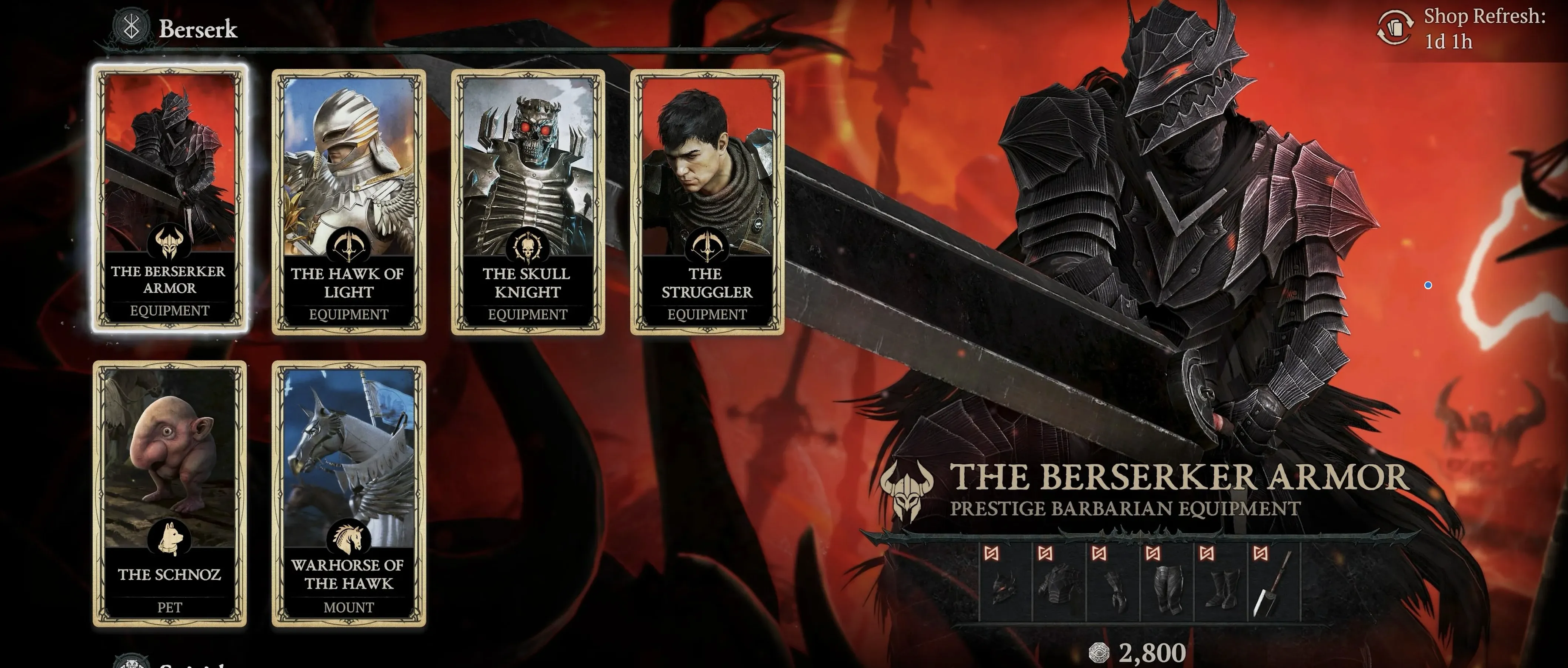 Diablo IV berserk itens