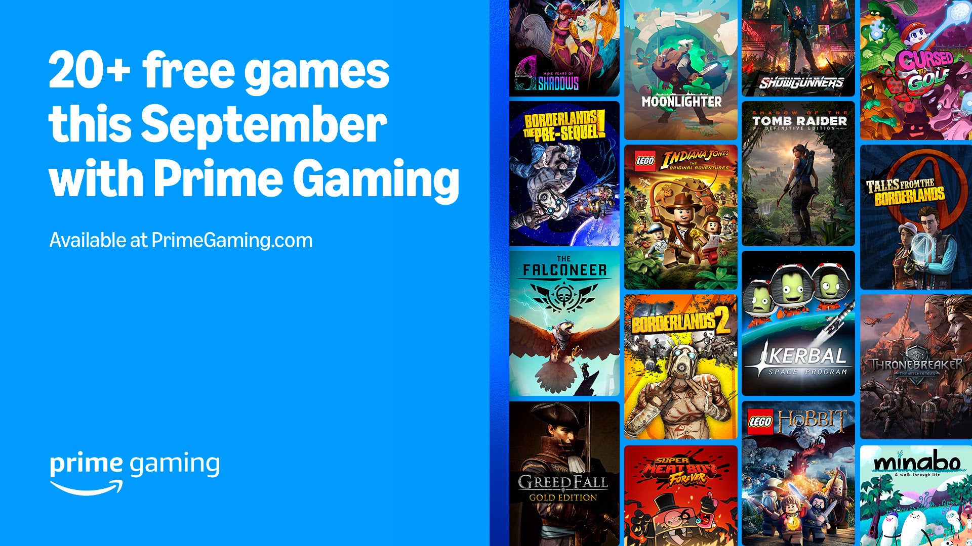 Jogos de oferta Prime Gaming Setembro 