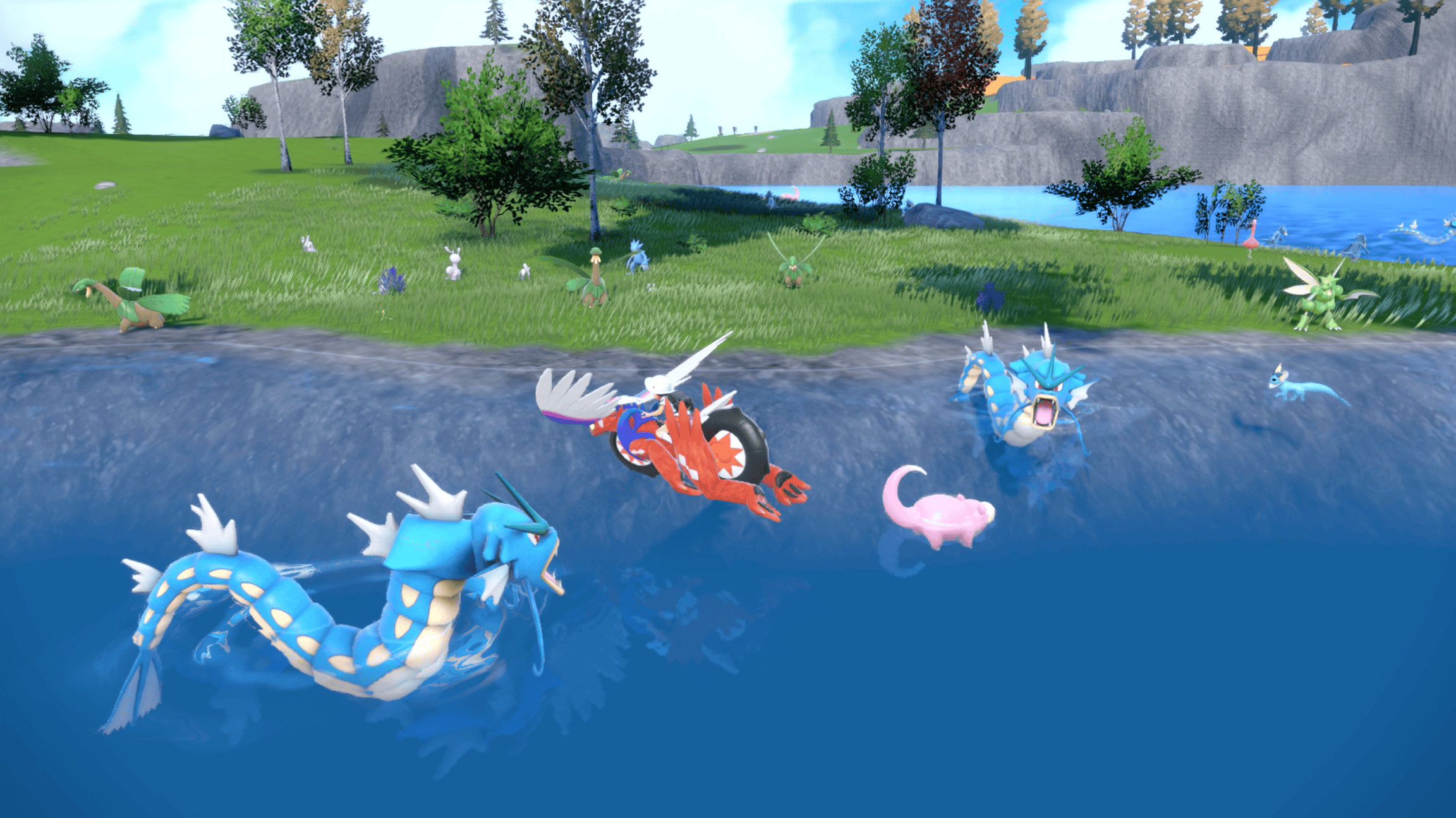 Pok&eacute;mon Scarlet & Violet a correr na Switch 2