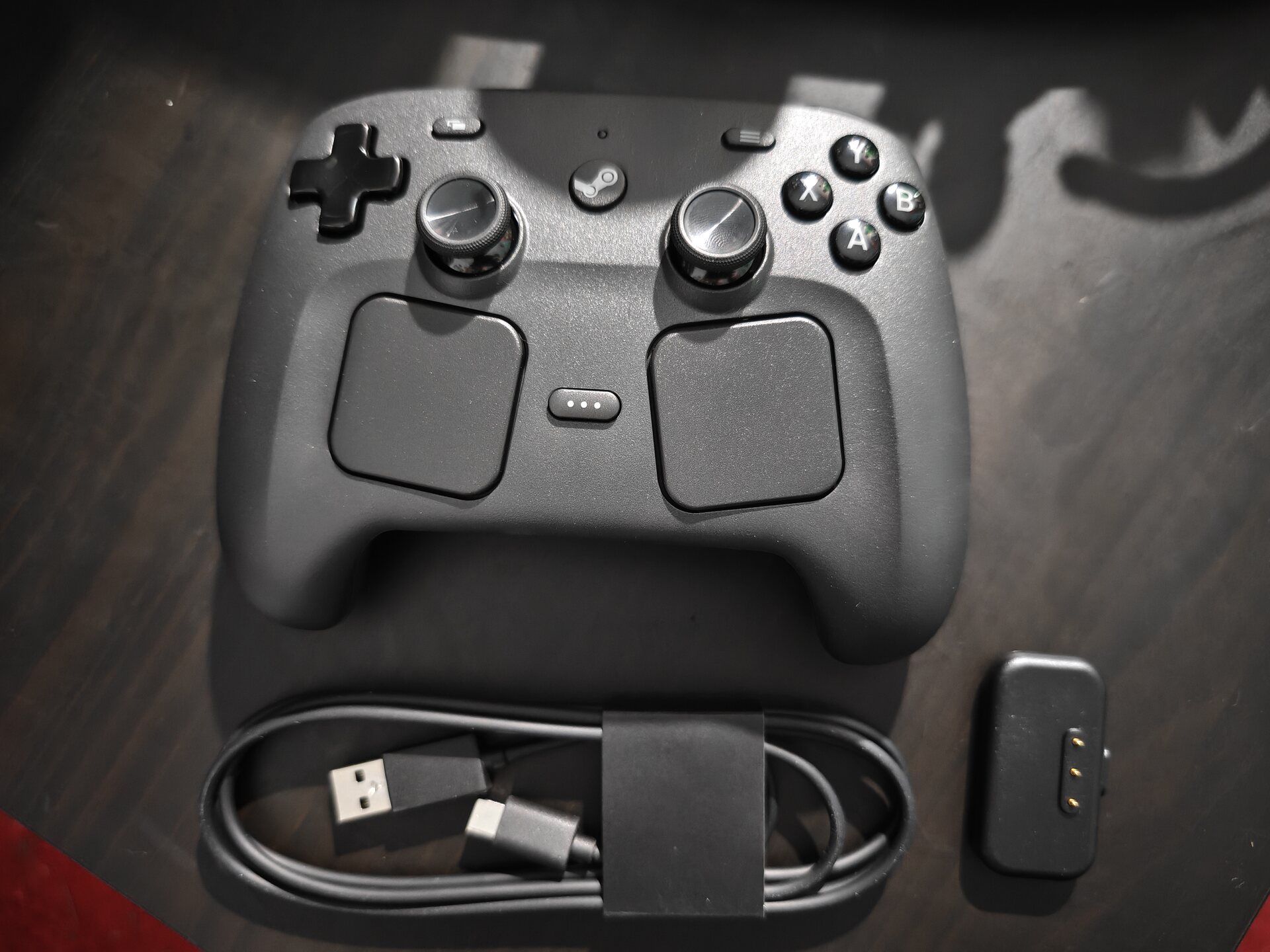 Steam Controller tudo o que est&aacute; incluindo
