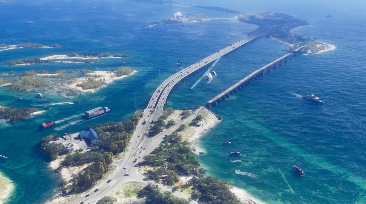 Mapa de GTA 6 vai incluir as Florida Keys.