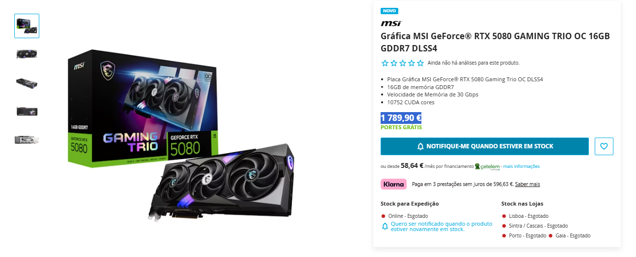 RTX 5080 Gaming Trio